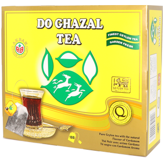 Чай чорний Akbar Do Ghazal Tea пакетований з кардамоном, 100 шт.