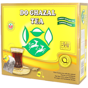 Akbar Do Ghazal Чай цейлонський чорний чай пакетований з кардамоном, 100шт.