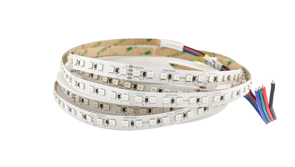 Світлодіодна стрічка RGB 3838-120-IP20-RGB-10-24 RD00C0JP 24 вольт 14,4Вт RISHANG 17783