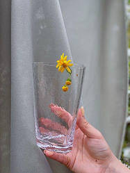 Висока склянка для напоїв "Прозорий трайангел" 500 мл