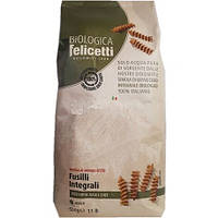 Felicetti Fusilli №6178, 500 г, Макарони Феличетти Фузіллі з цільнозерновий борошна, органічні
