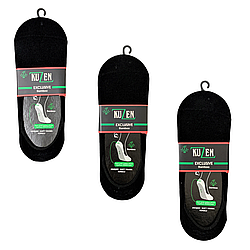 Підслідники чоловічі "Kuzen" bambu, (з силіконом). 40-44р. Чорні.