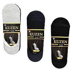 Підслідники чоловічі "Kuzen" хб, сітка, (з силіконом). 40-44р. Асорті.