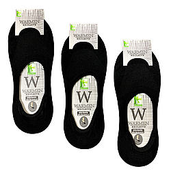 Підслідники чоловічі "Warmen" bambu, сітка (з силіконом). 41-44р. Чорні.