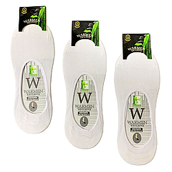 Підслідники чоловічі "Warmen" bambu, (з силіконом). 41-44р. Білі.