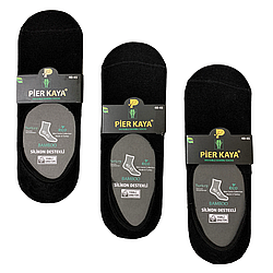 Підслідники чоловічі "Pier Kaya" bambu, (з силіконом). 40-45р. Чорні.