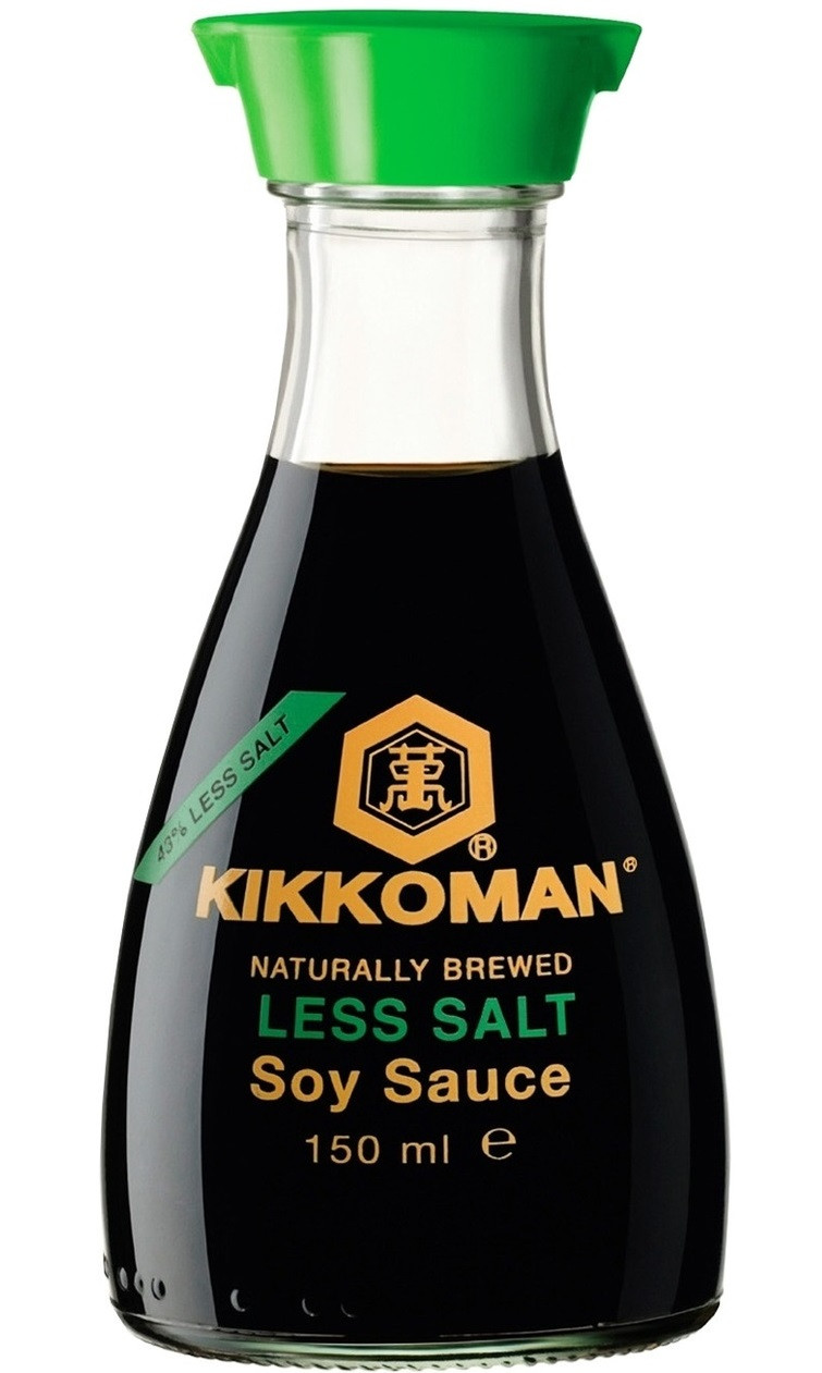 Соус соєвий Kikkoman Less Salt у диспенсері 150 мл.