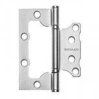 Петля дверна Rich-Art 2BB (100х75х2,5) MSC матовий хром