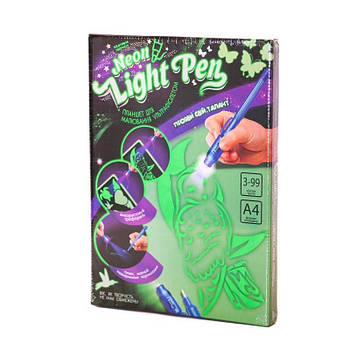 Набір для творчості "Neon light pen" (укр) ДТ-ОО-09154