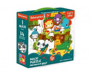 Maxi puzzle "Fisher Price. Мої веселі друзі" (укр) VT1711-10(укр)