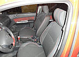 Чохли на сидіння Хендай Гетц (чохли з екошкіри Hyundai Getz стиль Premium), фото 4