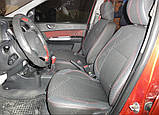Чохли на сидіння Хендай Гетц (чохли з екошкіри Hyundai Getz стиль Premium), фото 6