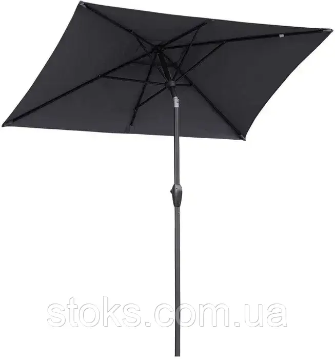 Садова парасолька Sekey 1,4x2,1 м uv50, сонцезахисна парасолька з нахилом, фото 1