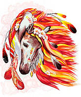 Картина по номерам "Огненная лошадь" KpN-01-07