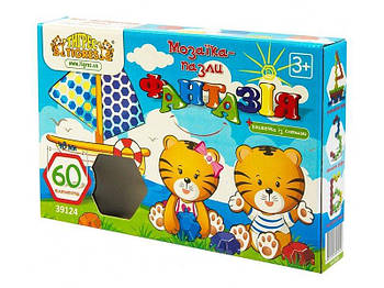 Мозаїка-пазли Фантазія 60 елементів. Тигрес 39124 G-Rich