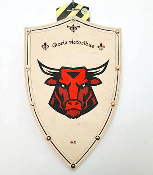 Щит дерев'яний "Буйвол", 30*47см 429012 G-Rich