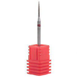 Фреза діамантова червона "Циліндр тонкий стріла" діаметр 1,2 мм 250012R