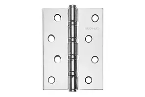 Петля дверна Rich-Art 4BB (100х75х2,5) СР хром полірована