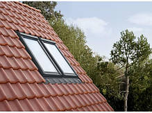 Гідроізоляційний оклад Velux EDZ 0000 для профільованої покрівлі, фото 2