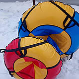 Тюбінг, плюшка для снігу, ватрушка для катання, надувні санки, фото 3