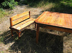 Слов'янський стиль стіл і лавка