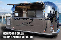 Кіоск на роликових колесах "Silver" 3.75 м. для фаст-фуду та торгівлі.