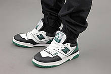 Чоловічі кросівки New Balance 550 White Green Black BB550LE1, фото 4