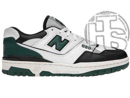 Чоловічі кросівки New Balance 550 White Green Black BB550LE1, фото 1
