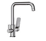Змішувач для кухні на дві води Frap F4361, хром, фото 2