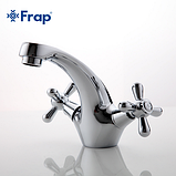Змішувач для умивальника Frap F1025, хром, фото 3