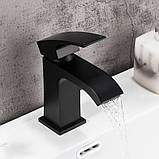 Змішувач для умивальника GAPPO G1007-6, чорний, фото 2