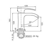 Змішувач для умивальника GAPPO G1007-6, чорний, фото 4