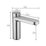 Змішувач для умивальника GAPPO G1095-1, хром, фото 6