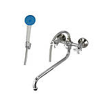 Змішувач для ванни WEZER JIK7-A102, хром, фото 2