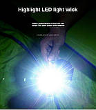 Ліхтар кемпінговий акумуляторний із зарядом від сонця, фото 3