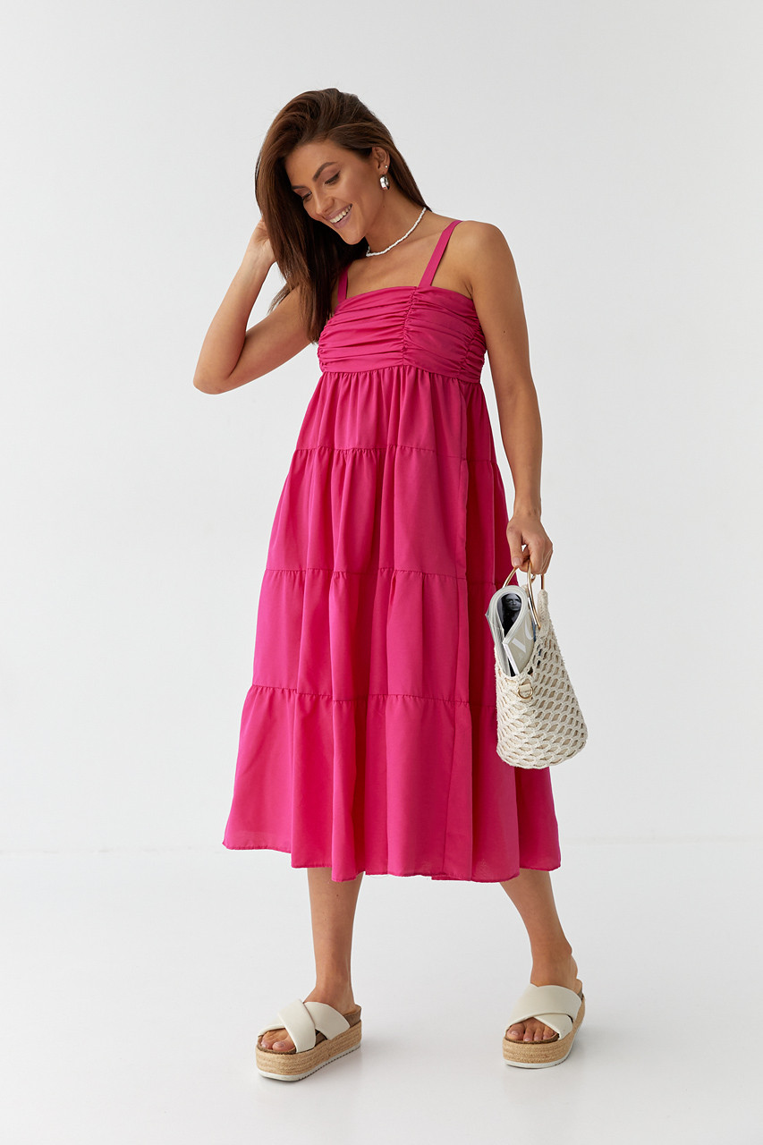 Сарафан міді з драпіруванням, фото 1