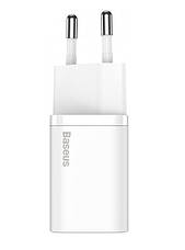 Зарядний пристрій (зарядка) для телефону Baseus Super Si Quick Charger Type-C 20 W Білий (CCSUP-B02), фото 3
