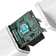 Зарядний пристрій (зарядка) для телефону Baseus Super Si Quick Charger Type-C 20 W Білий (CCSUP-B02), фото 6