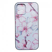 Чохол панель для Apple iPhone 12 і 12 Pro Alitek Рожева квітка