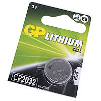 Батарейка литиевая CR2032 3V, GP, U5 GP Batteries