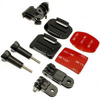 Кріплення на шолом, комплект для екшн камер Gopro, SJCam, Xiaomi Alitek Helmet 9 в 1