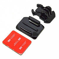 Набір кріплення засувка + вигнутий майданчик + скотч 3 в 1 для Gopro, SJCam, Xiaomi Alitek