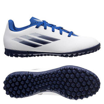 Сороконіжки дитячі Adidas X Speedflow.4 Tf Jr GW7533, Білий, Розмір (EU) — 38 2/3