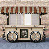 Кіоск карета з вікном на роликових колесах. Для кави та фаст-фуду., фото 6