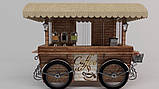 Кіоск карета з вікном на роликових колесах. Для кави та фаст-фуду., фото 3