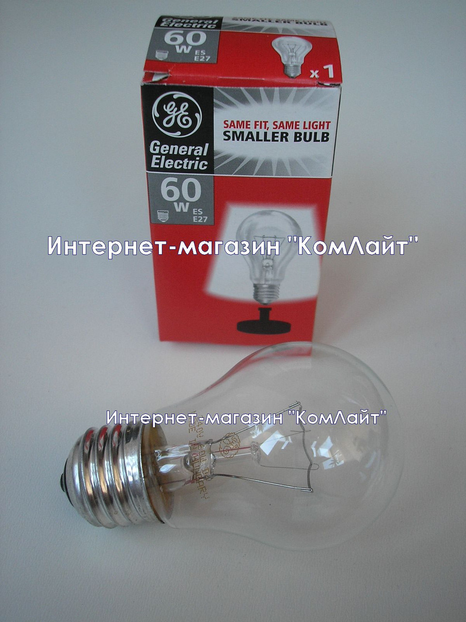 Лампа розжарювання General Electric 60A1/CL/E27 прозора 60 Вт (Угорщина)