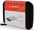 Кишеня зовнішня 2.5''  Gembird EE2-U3S9-6  (HDD/SSD, USB3.0, прозорий) (код 123262), фото 4