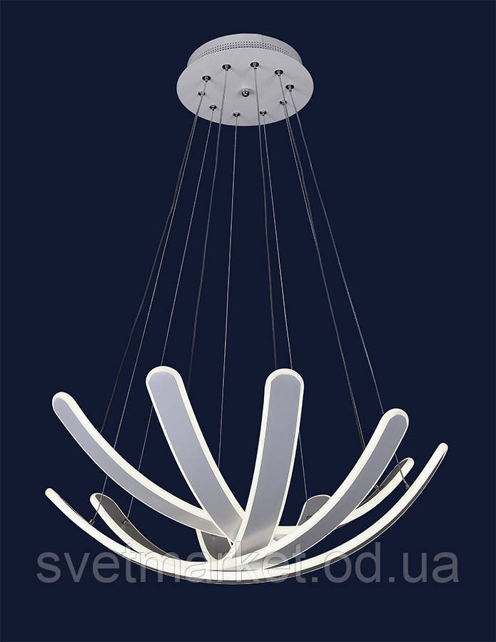 Підвісна LED люстра 801L7116+5 WH