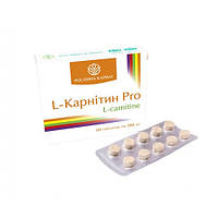 L-Карнітін Pro (60 таб.) – амінокислота для стимулювання енергетичних процесів шляхом спалювання жирів.