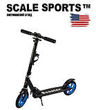 Самокат складний двоколісний Scale Sports SS-05 Чорний, фото 11